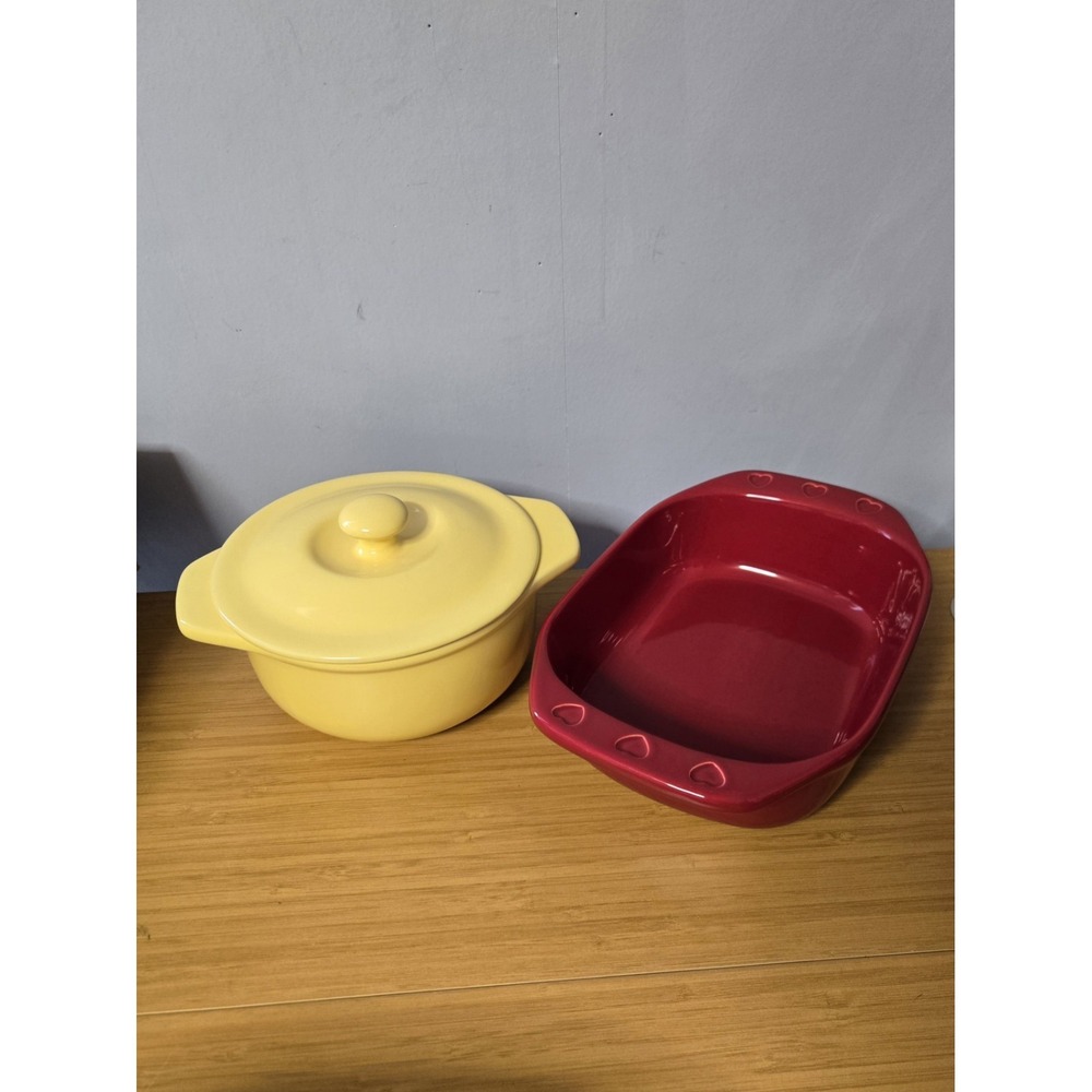 Chantal Set‎ Of Bakeware. Oven, Freezer, Microwave & Dishwasher Safe. Lot Of 2